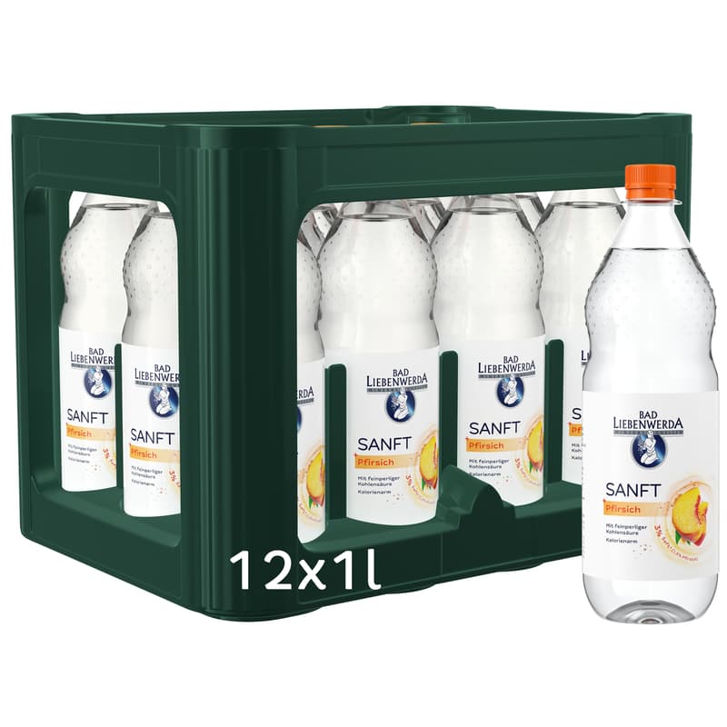 Bad Liebenwerda Sanft + Pfirsich 12x1l (MEHRWEG)