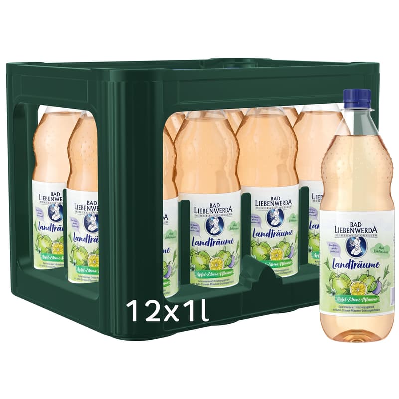Bad Liebenwerda Landträume Apfel-Zitrone-Pflaume 12x1l (MEHRWEG)