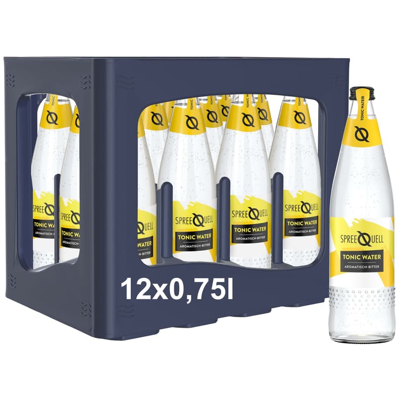 Spreequell Tonic Water 12x0,75l Glas (MEHRWEG)