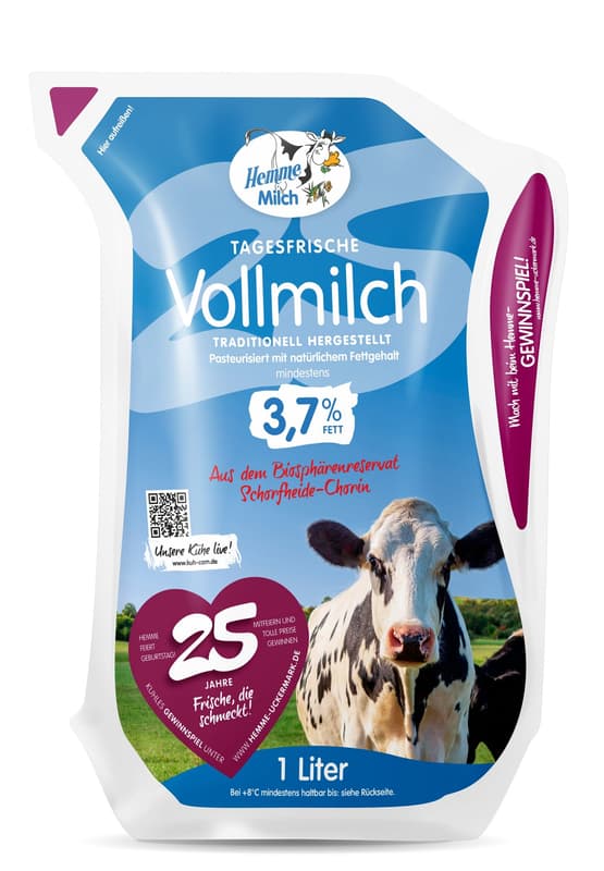 Hemme Milk Daily Fresh Whole Milk 3.7% Fat