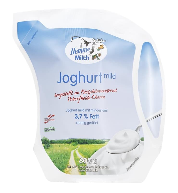 Hemme Milch Naturjoghurt mild 3,7 % Fett