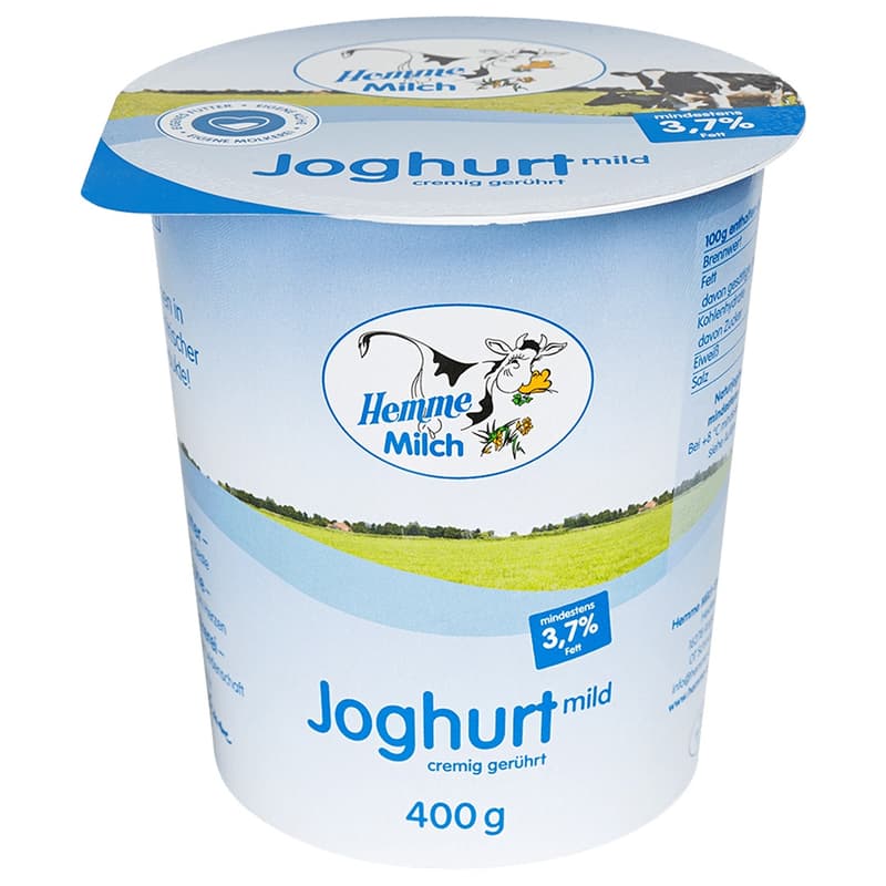 Hemme Milk Natural Yogurt mild 3.7% fat