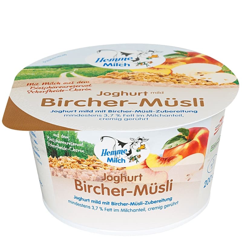 Hemme Milk Bircher Muesli Yogurt