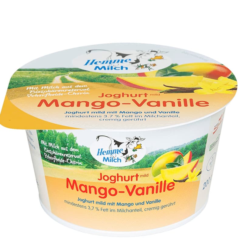 Hemme Milk Mango Vanilla Yogurt