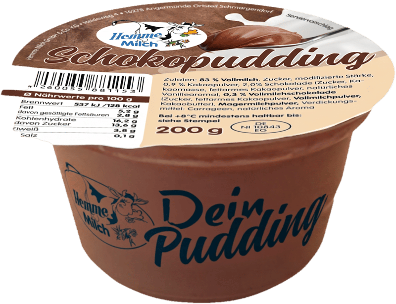 Hemme Milch Schokopudding