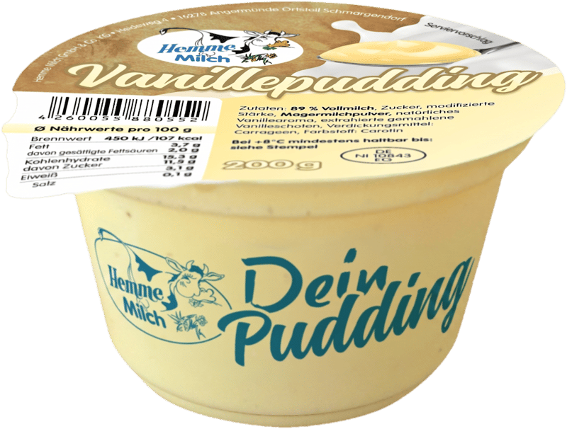 Hemme Milk Vanilla Pudding