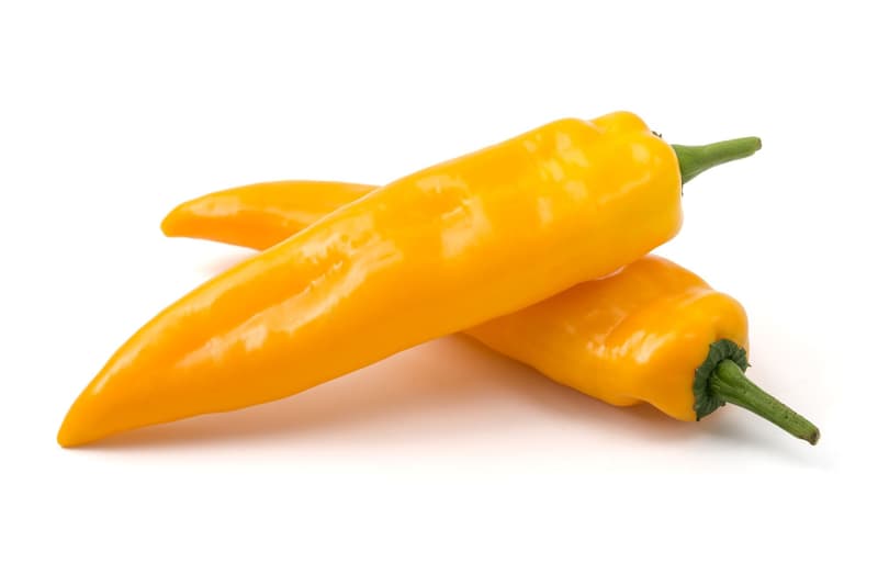Pointed pepper yellow