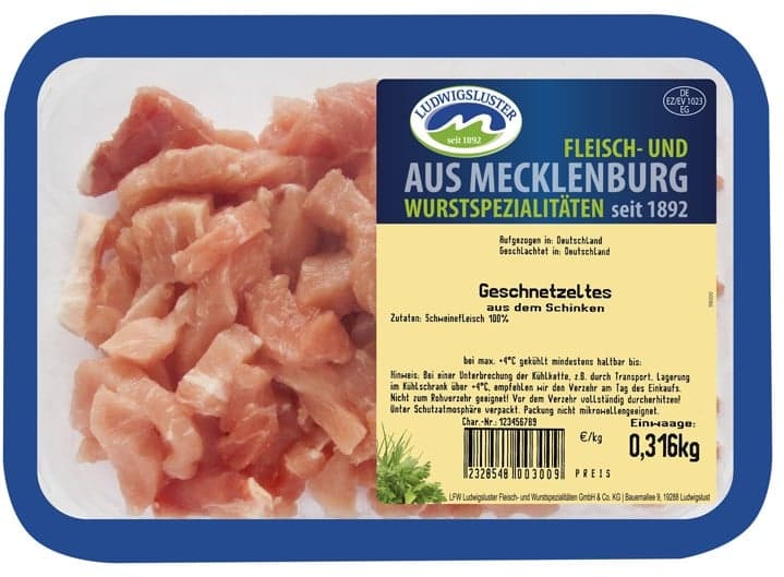 Ludwigsluster Schweinegeschnetzeltes