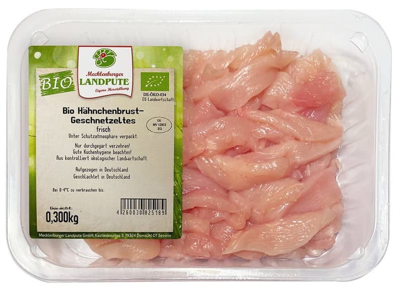 BioLust BIO Hähnchenbrustgeschnetzeltes