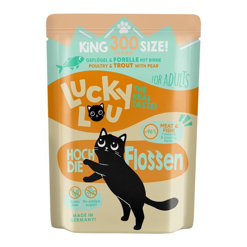 Lucky Lou LS Adult Poultry & Trout 300g