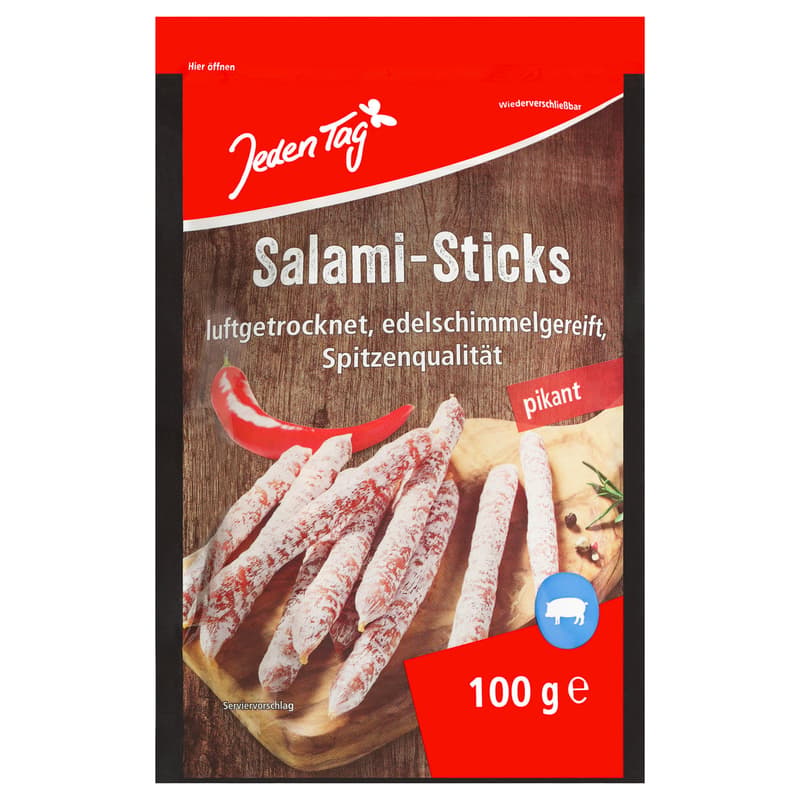 Every day salami sticks spicy