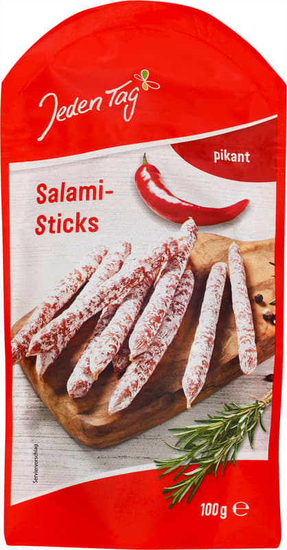 Every day salami sticks spicy