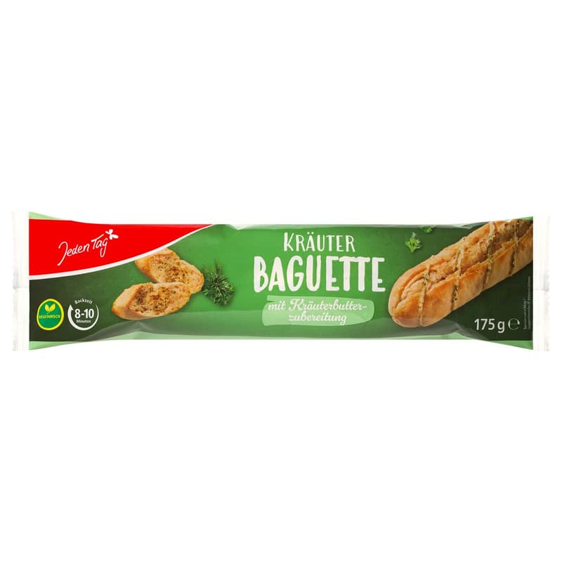 Herb butter baguette every day