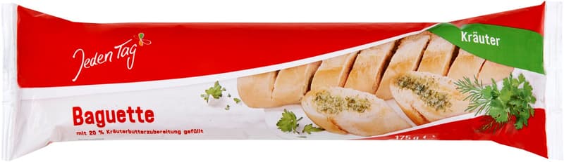 Herb butter baguette every day