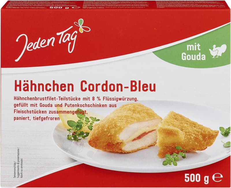Chicken Cordon Bleu every day
