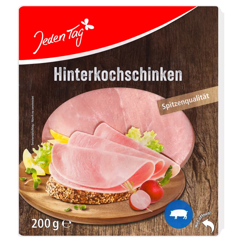 Jeden Tag Delikatess Hinterkochschinken