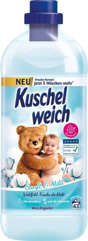 Kuschelweich Weichspüler Sanft&Mild (43 WL)