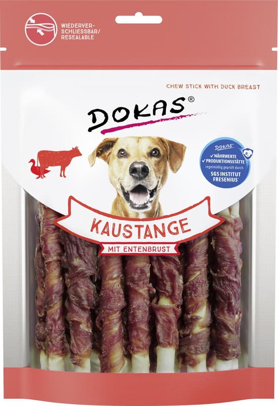 Dokas chew stick with duck breast