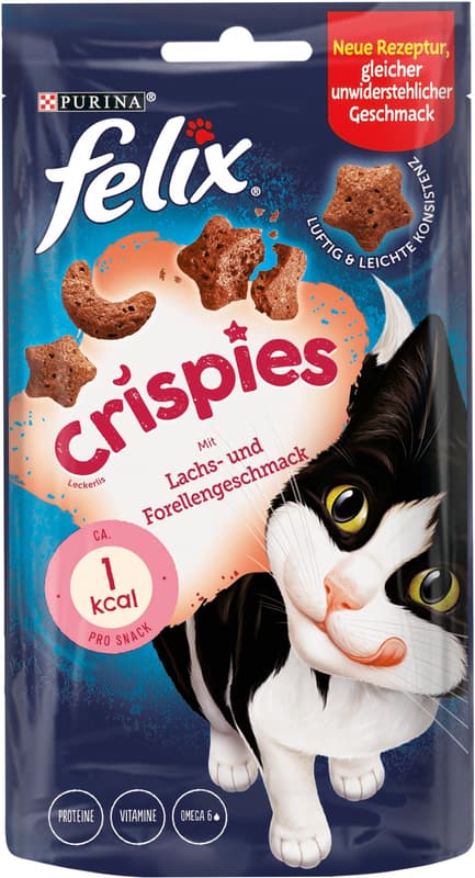 Felix Crispies Leckerlis mit Lachs- und Forellengeschmack