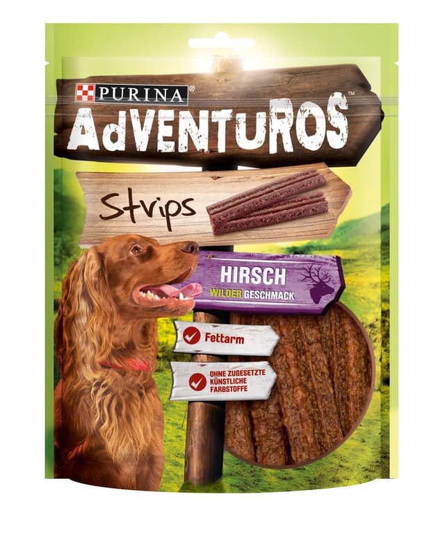 PURINA AdVENTUROS Strips Hirschgeschmack