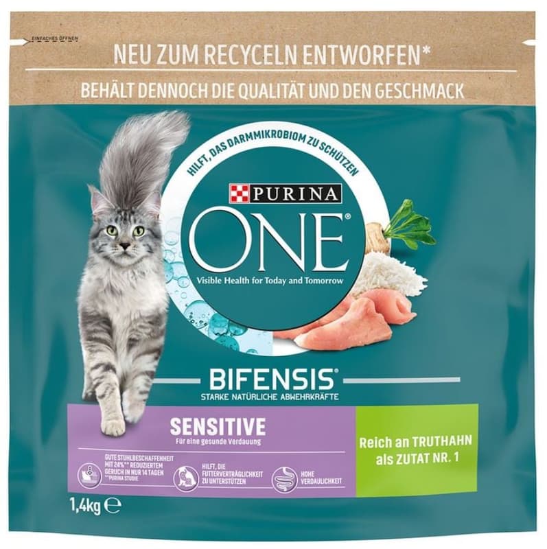 Purina ONE BIFENSIS Sensitive reich an Truthahn