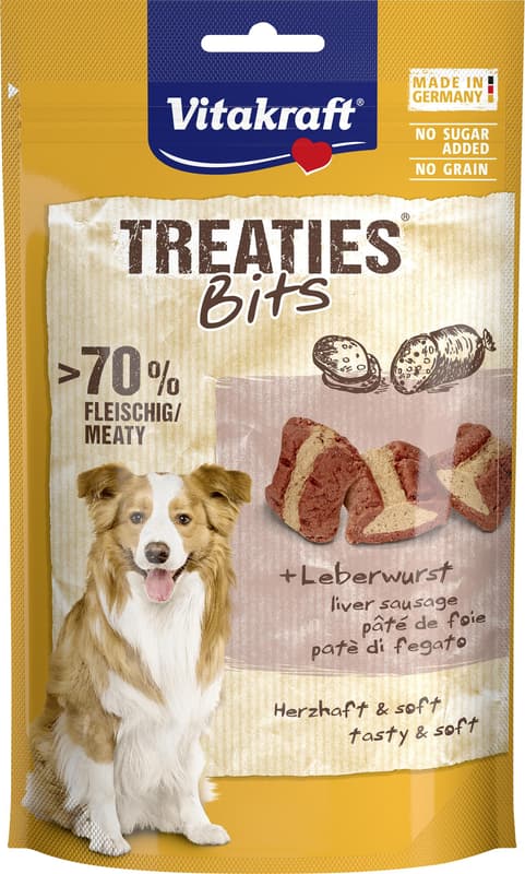 Vitakraft Hundesnack Treaties Bits Leberwurst