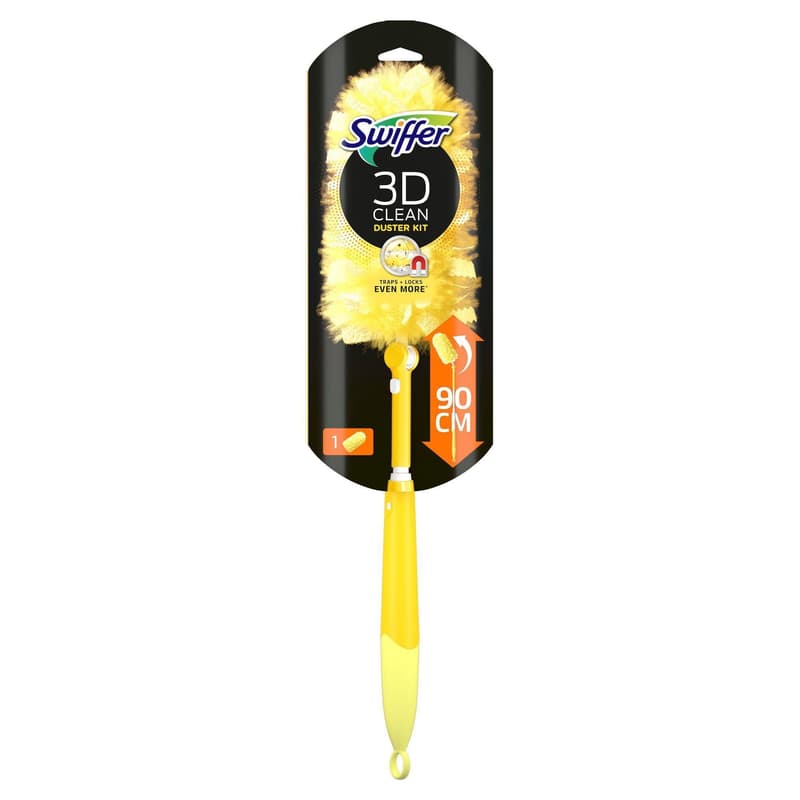 Swiffer Dust Magnet 3D XXL Starter Set (Handle + 1 Cloth) (Hanging Device)