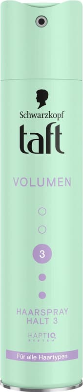 Schwarzkopf taft hairspray VOLUME all hair types hold level 3