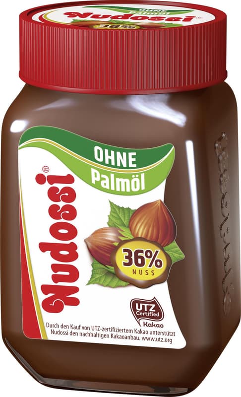 Nudossi Hazelnut Nougat Cream 36% Hazelnuts without Palm Oil