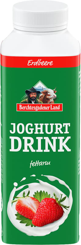 Berchtesgadener Land Trinkjoghurt Erdbeere