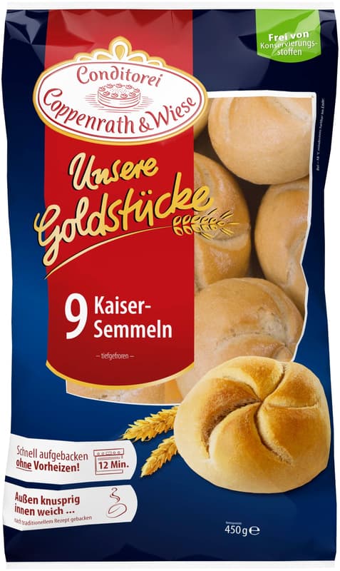 Conditorei Coppenrath & Wiese Kaiser-Semmeln 9 Stück