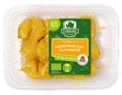 Freiländer BIO Hähnchenbrustspieß in Curry Marinade