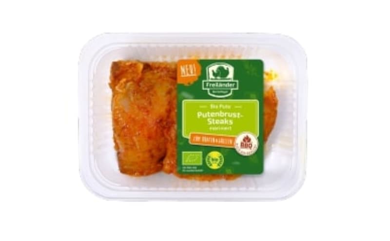 Freiländer BIO Putenbruststeak in Paprika Marinade