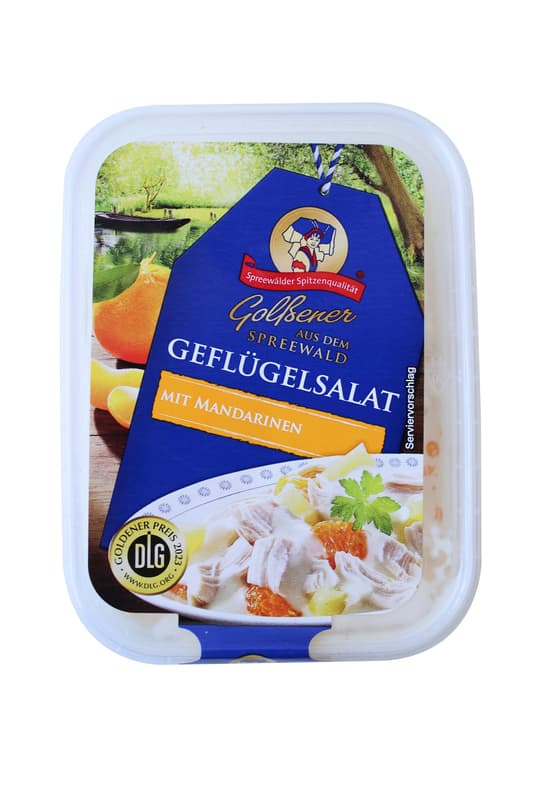 Golßener Spreewälder Geflügelsalat mit Mandarinen