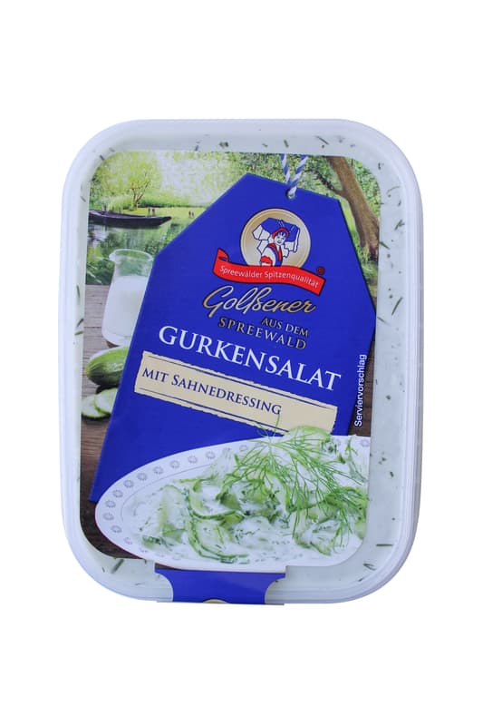 Golßener Spreewälder Gurkensalat mit Sahnedressing