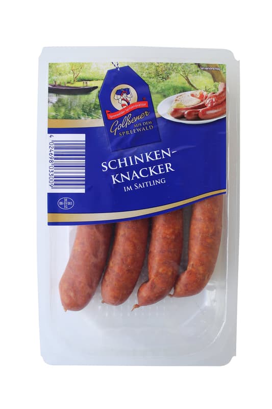 Golßener Spreewälder Schinkenknacker im Saitling