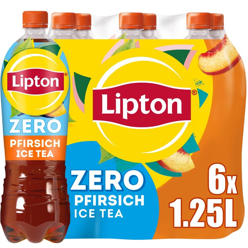 Lipton Peach Zero 6x1,25l (EINWEG)
