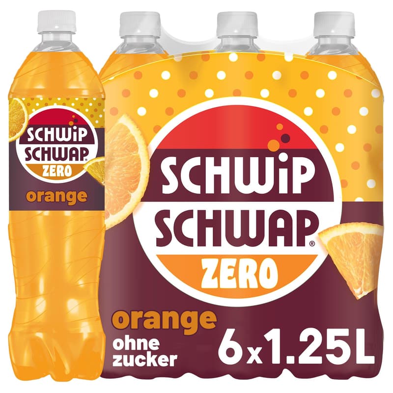 Schwip Schwap Zero Orange 6x1,25l (EINWEG)