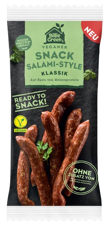 Billie Green Snack Salami Classic VEGAN