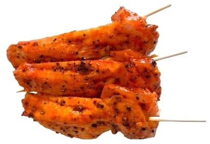 Hä. Wing skewer marinated Alabama