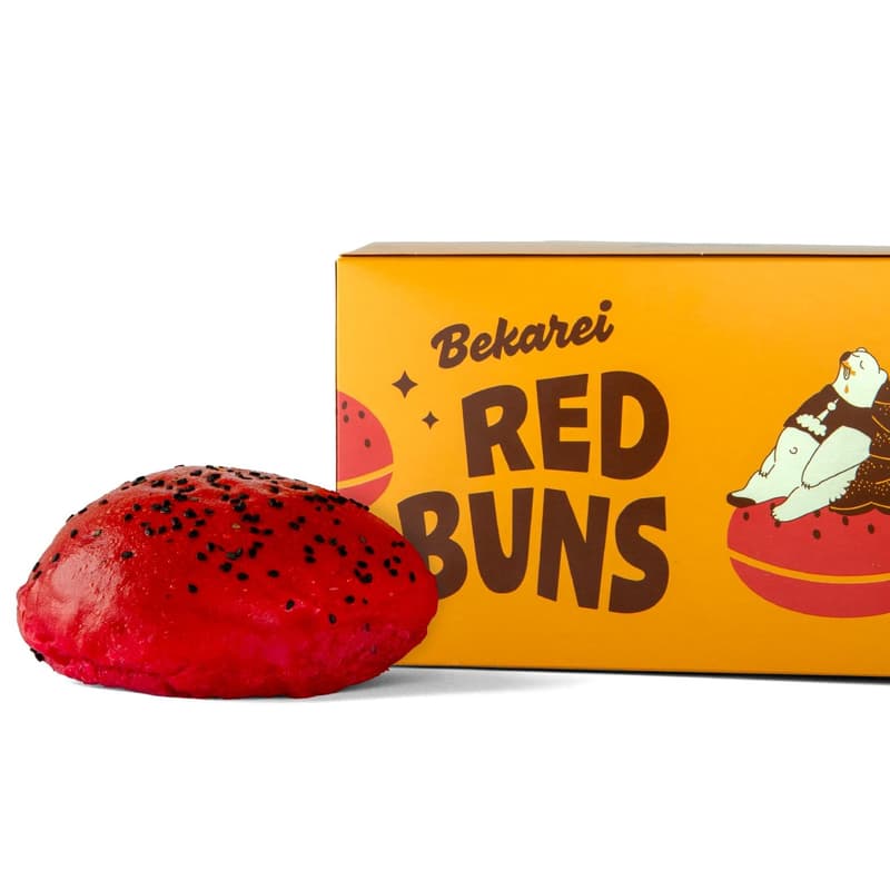 Bekarei Red Burger Bun