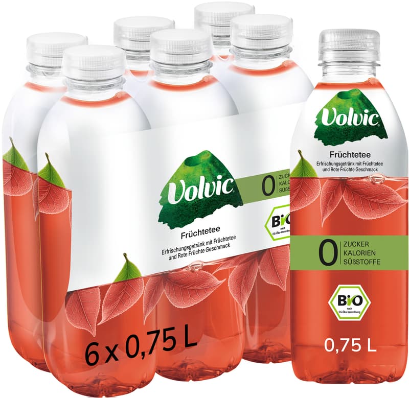 Volvic BIO Tee Früchtetee 6x0,75l (EINWEG)