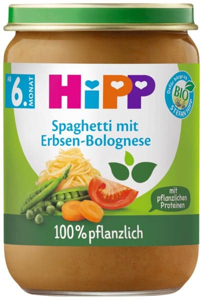 HiPP Organic Spaghetti with Pea Bolognese