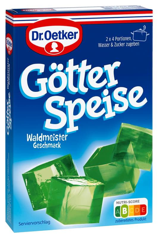 Dr. Oetker jelly woodruff flavor