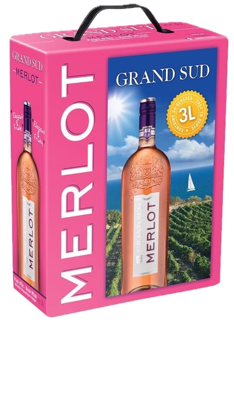 Grand Sud Merlot Rosé - Bag in Box