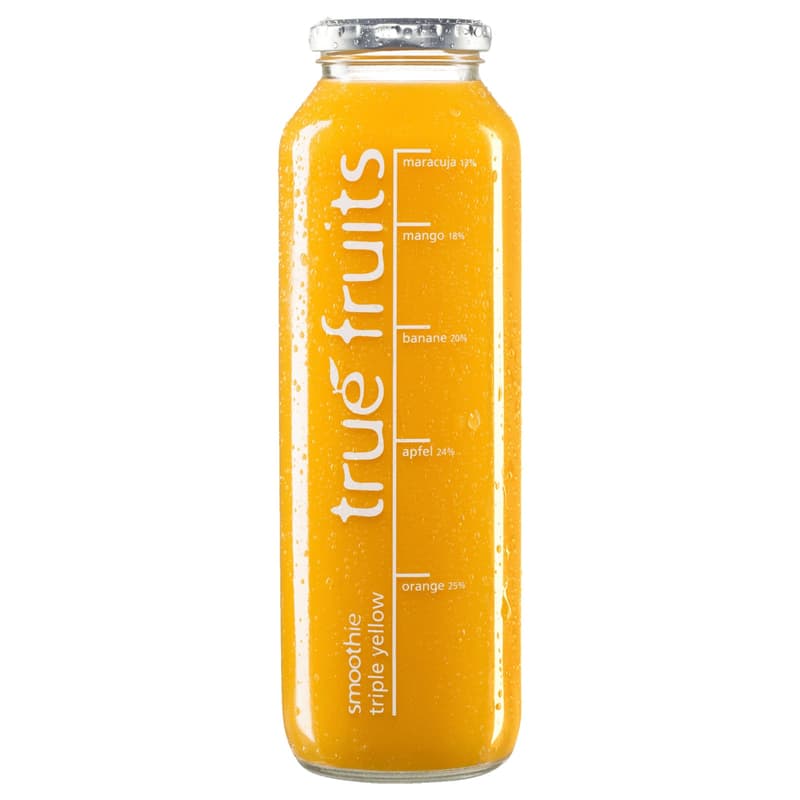 True fruits Smoothie triple yellow