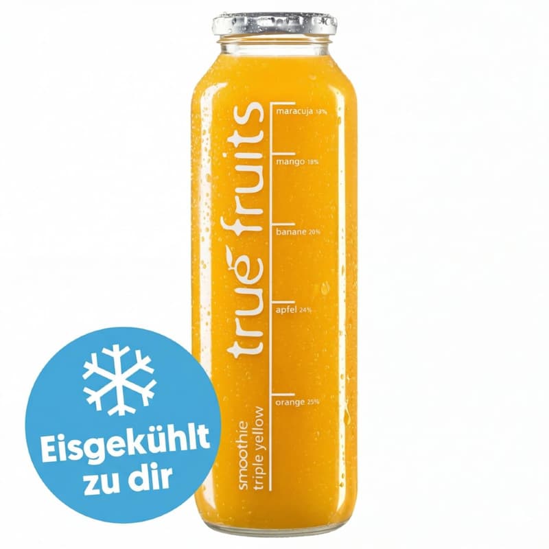 True fruits Smoothie triple yellow