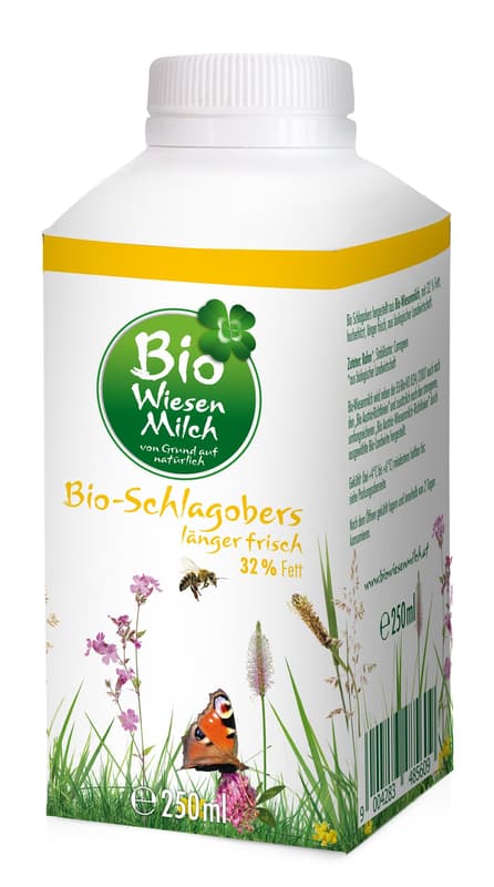 Kärntnermilch ORGANIC meadow milk whipped cream 32% ESL