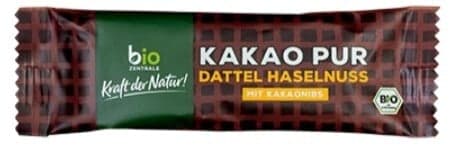 BIOZENTRALE ORGANIC Bars Cocoa Hazelnut Date