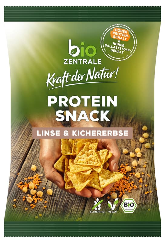BIOZENTRALE ORGANIC Protein Snack Lentil Chickpea